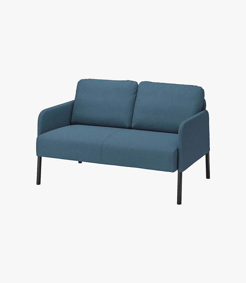 Kmax Fabric Loveseat Sofa Chair for Living Room - 图片 2