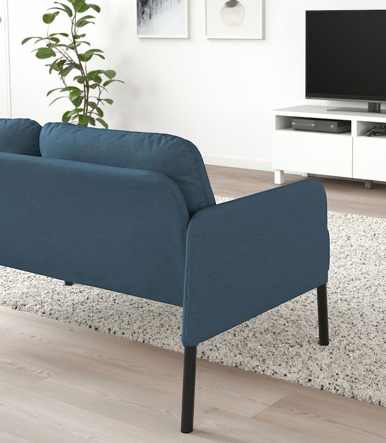 Kmax Fabric Loveseat Sofa Chair for Living Room - 图片 5