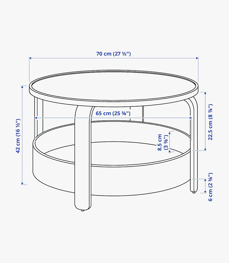 Marias Kommerce Borgeby Coffee Table Small - 图片 8